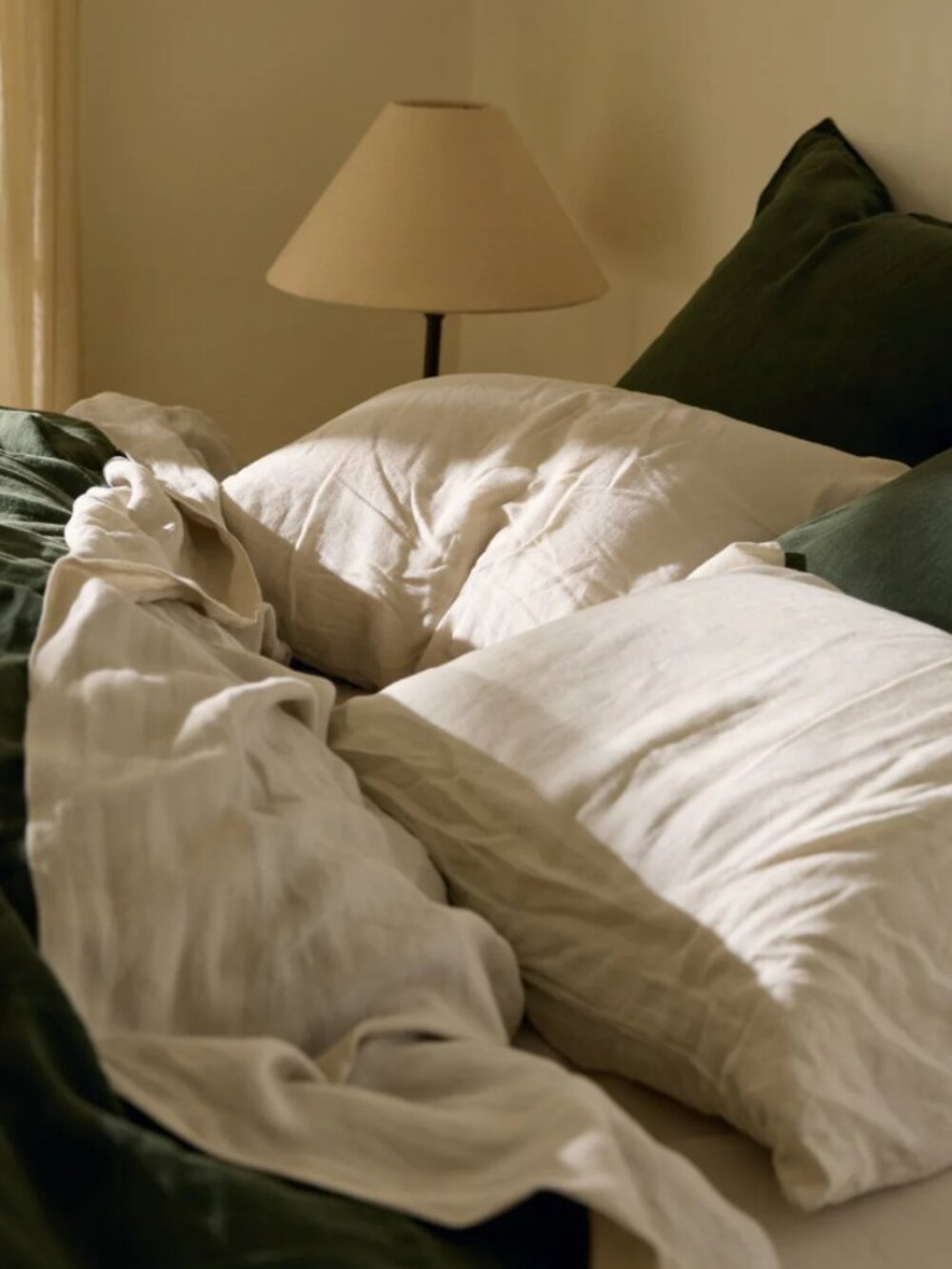 4 X Parachute Linen Standard Pillowcases (Bone)